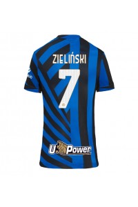 Inter Milan Piotr Zielinski #7 Voetbaltruitje Thuis tenue Dames 2024-25 Korte Mouw